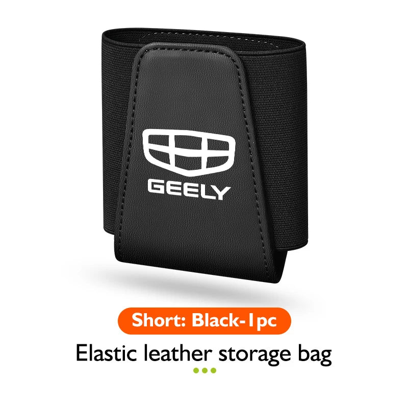 Car Seat Side Pocket Storage Bag – Elastic Leather Organizer