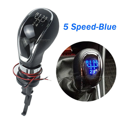 LED 5/6 Speed Car Gear Shift Knob