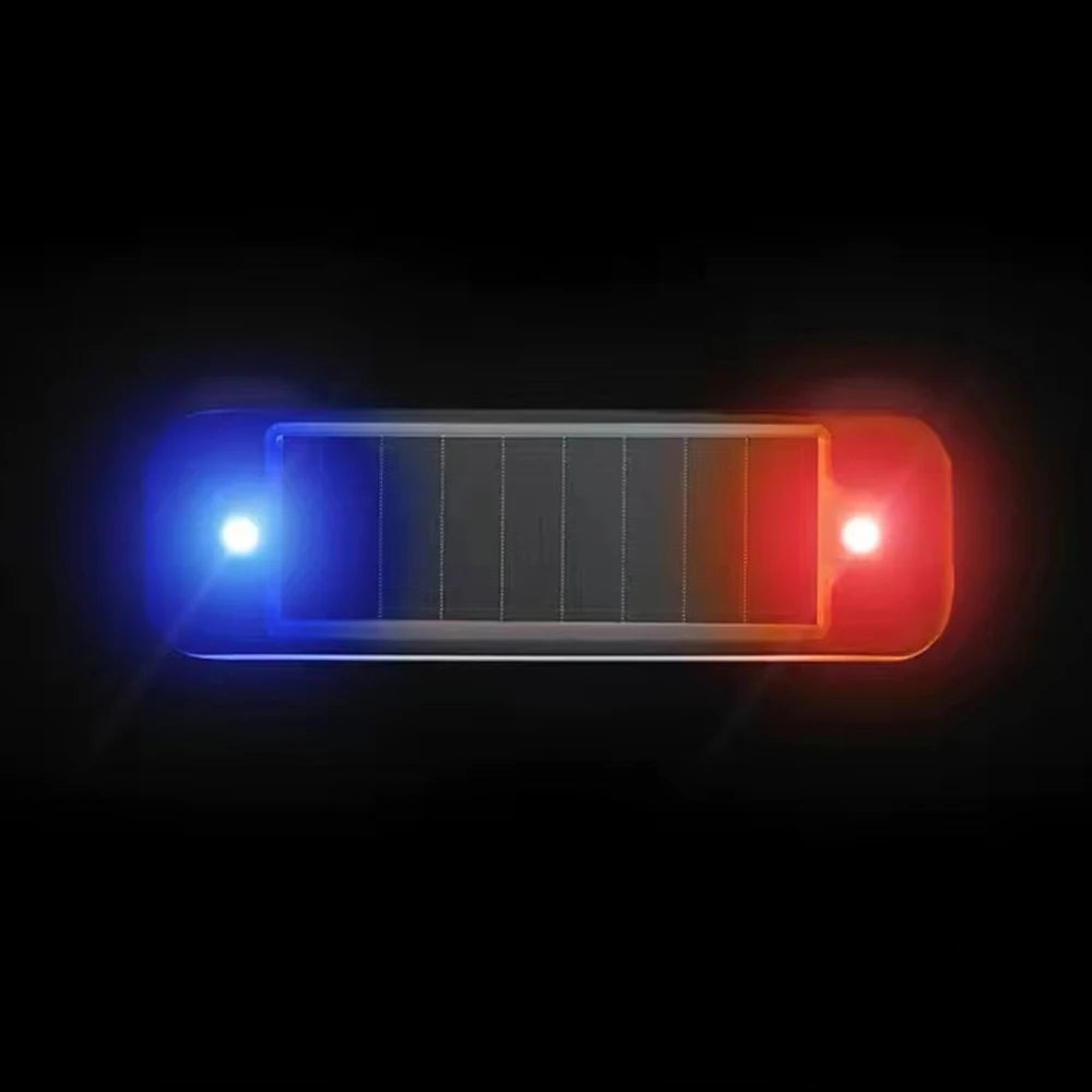 Mini Solar Car Anti-Theft Warning Light – Wireless LED Flashing Alarm
