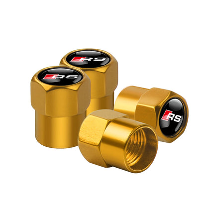 4Pcs Metal Valve Cap Sline Style