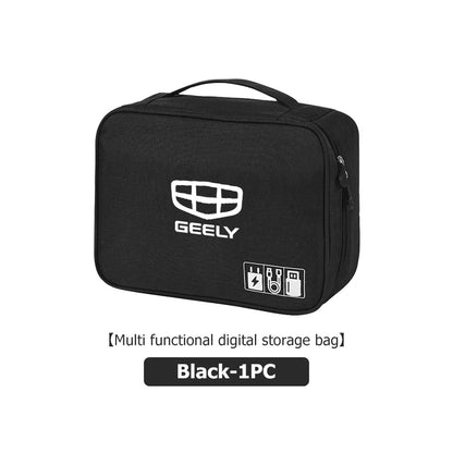 Waterproof USB Cable Organizer Storage Bag – Car Accessories