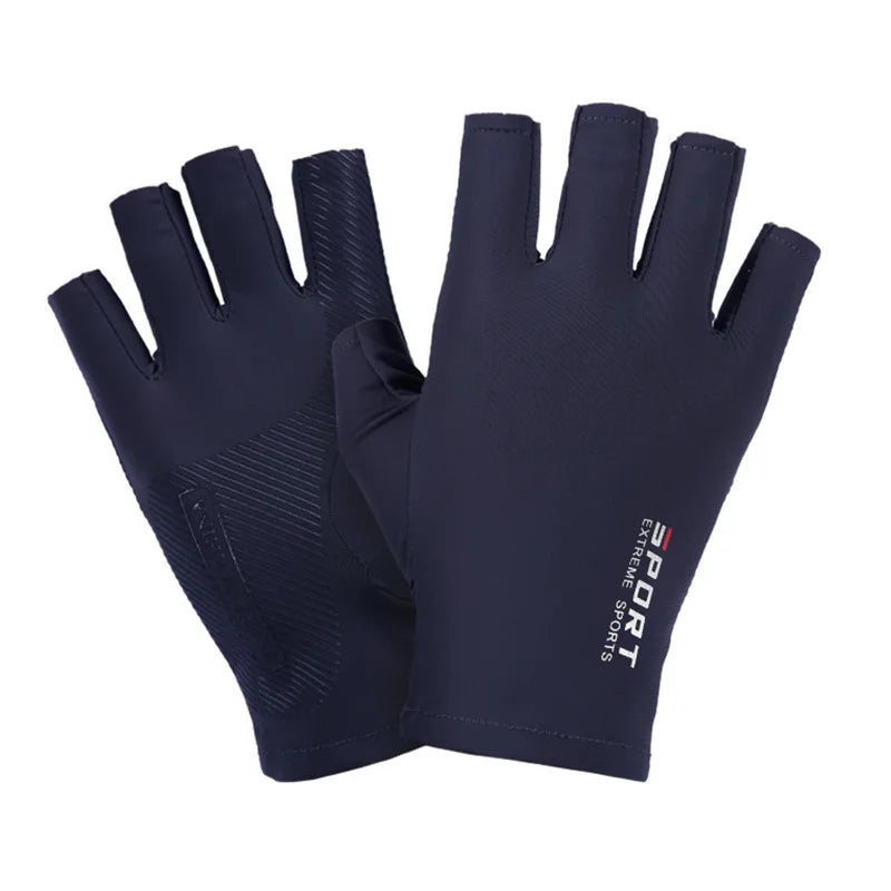 Ice Silk Driving Gloves – UV Protection, Anti-Slip, Unisex