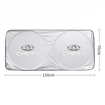 Car Windshield Sun Shade – Foldable UV Protection Visor (140×70cm)