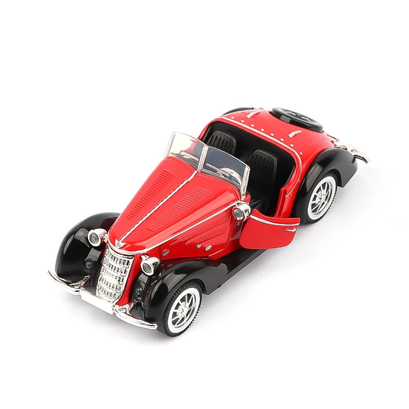 1:32 Classic Pull-Back Diecast Car Model – Opening Doors | 3 Colors