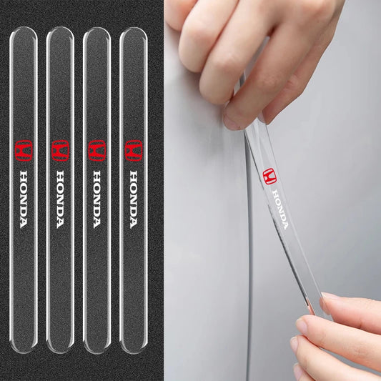 Transparent Car Door Edge Protection Strips – Anti-Scratch Guard (4 pcs)