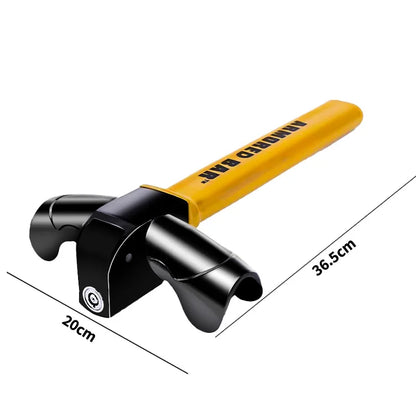 Steering Wheel Lock | High-Visibility Anti-Theft Bar