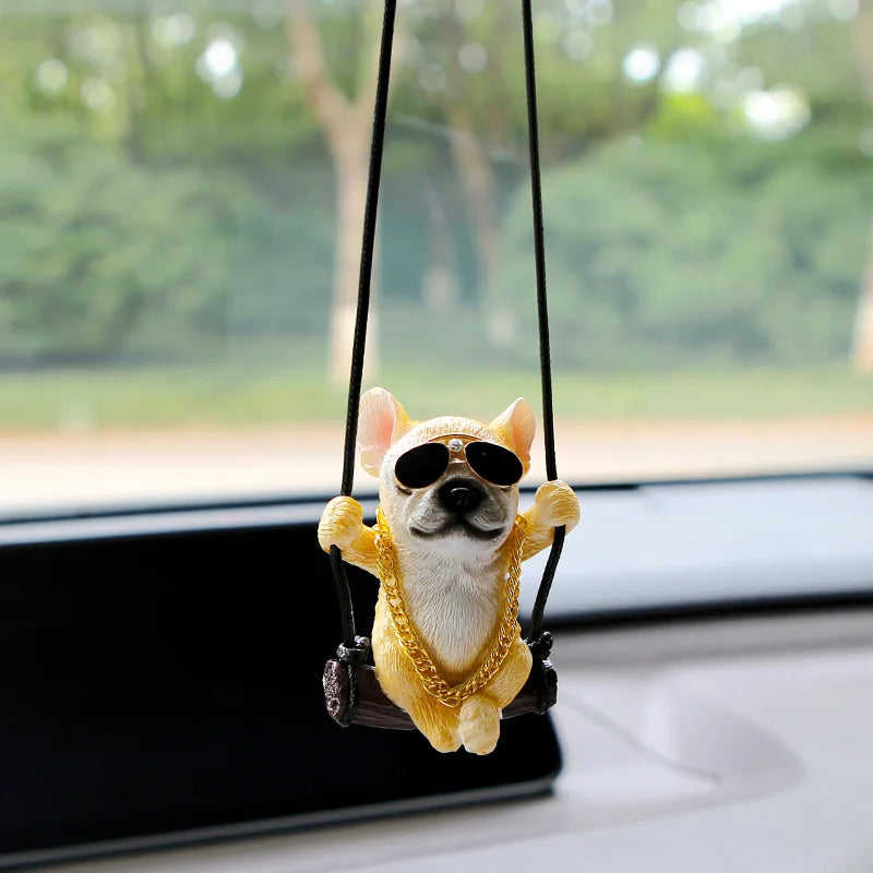 Bulldog Pendant Rearview Mirror