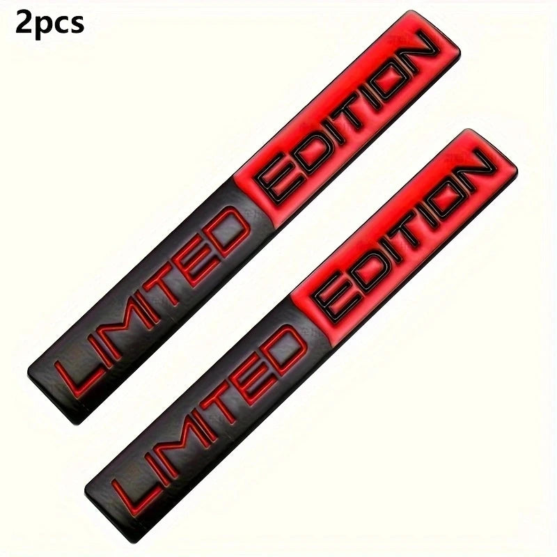 3D Metal Racing Sport Emblem Badge Sticker – 2 Pcs Car & Moto Decal