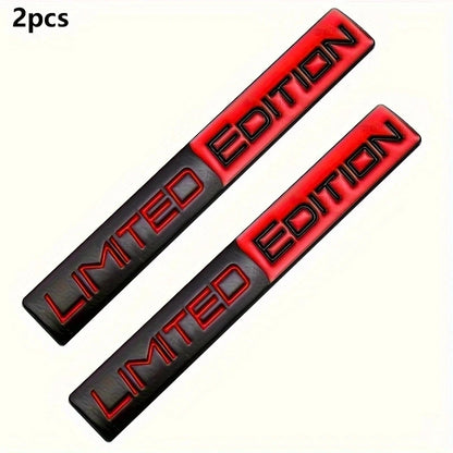 3D Metal Racing Sport Emblem Badge Sticker – 2 Pcs Car & Moto Decal