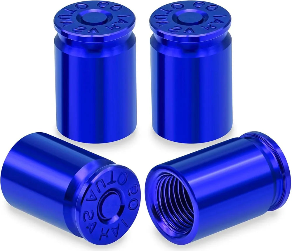 4PCS Aluminum Alloy Car Tire Valve Stem Caps