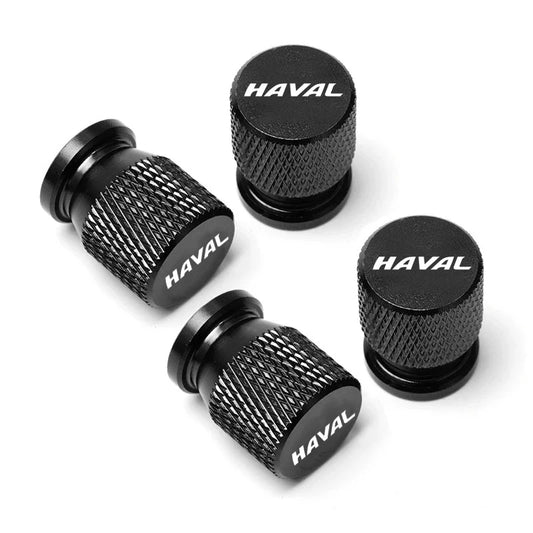 CNC Aluminum Tire Valve Stem Caps – Set of 4 | 7 Colors