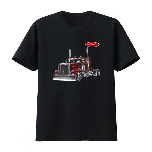 Trucker Graphic Cotton T-Shirt | Casual Streetwear Unisex Tee