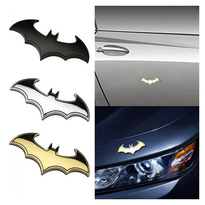 3D Bat Car Emblem Badge
