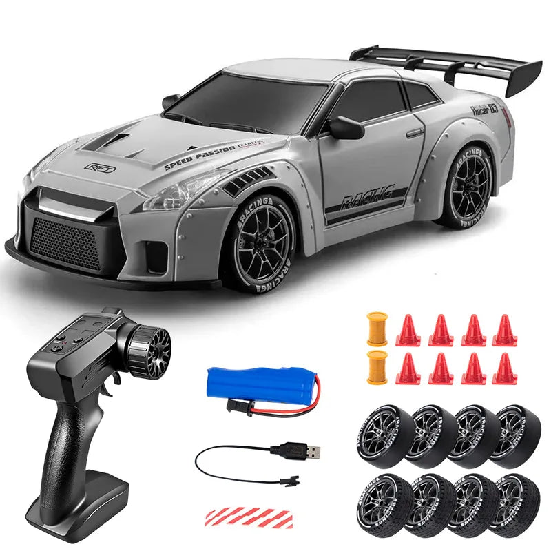 RC Drift Car 1:24 – 4WD High Speed Remote Control Car with LED Lights