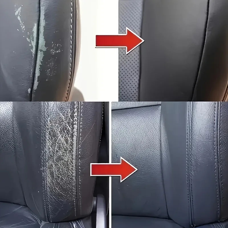 Car Interior Paint Repair Pen - Black Touch-Up for Scratches on Dashboard, Steering Wheel & Leather