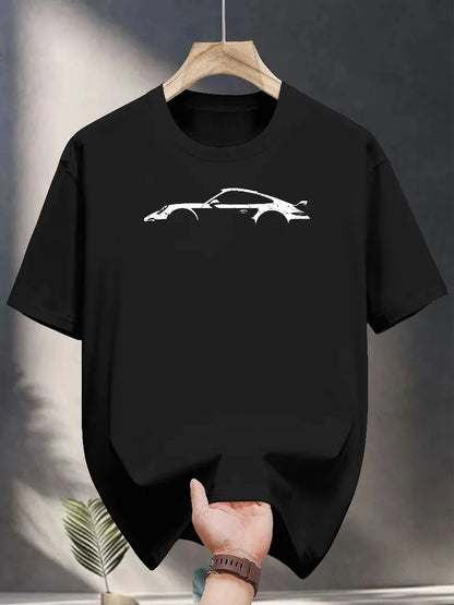 Minimalist Car T-Shirt Men