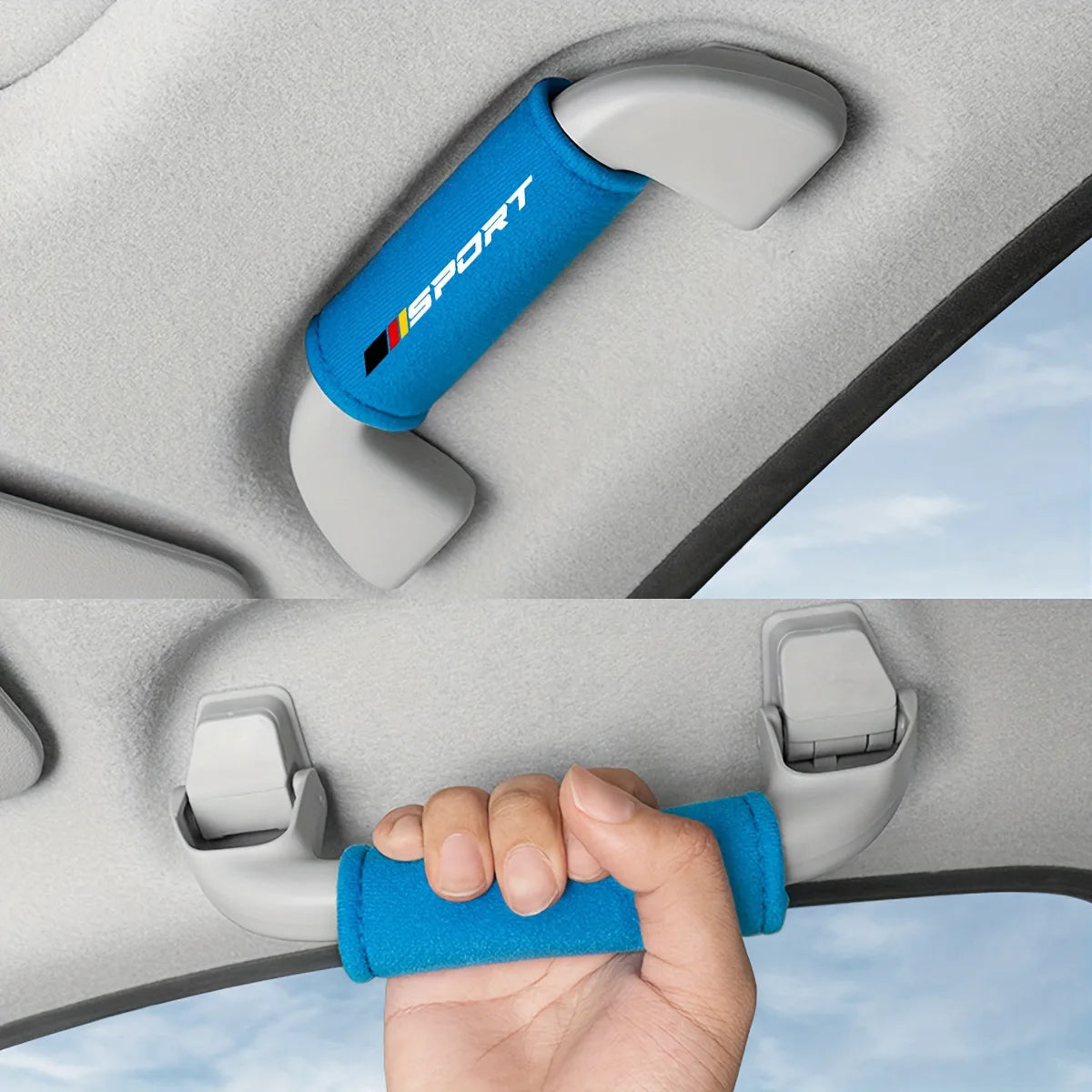Plush Car Door Handle Cover | Soft Armrest Protector