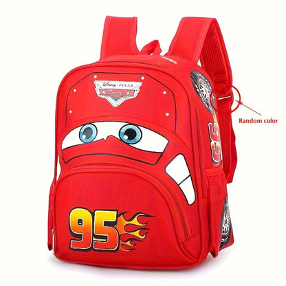 Cartoon Racing Car Kids Backpack