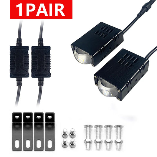 LED Auxiliary Driving Lights - 180W IP68 Fog Lamp Set