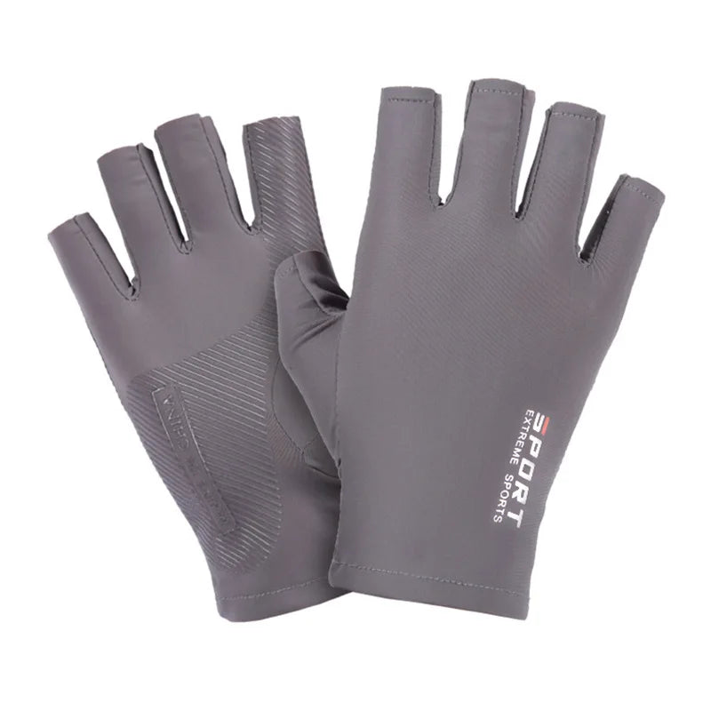 Ice Silk Driving Gloves – UV Protection, Anti-Slip, Unisex