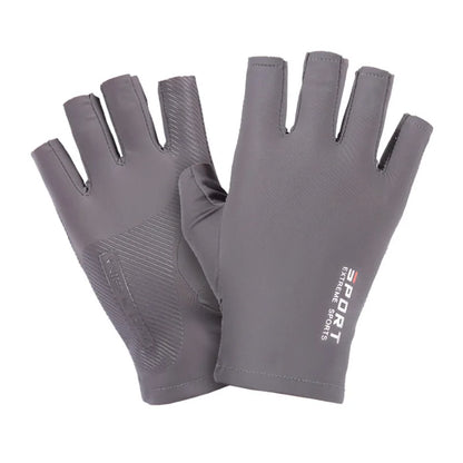 Ice Silk Driving Gloves – UV Protection, Anti-Slip, Unisex