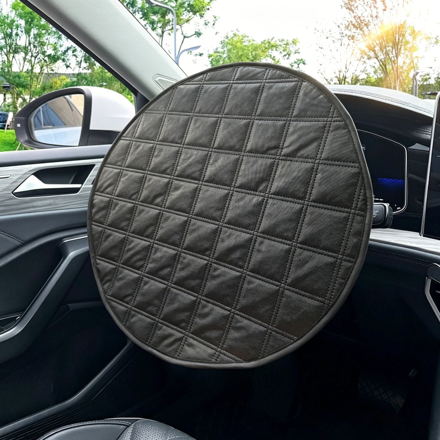 Car Steering Wheel Sun Shade Cover – UV & Heat Protection