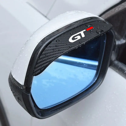 2PCS Car Rearview Mirror Rain Eyebrow