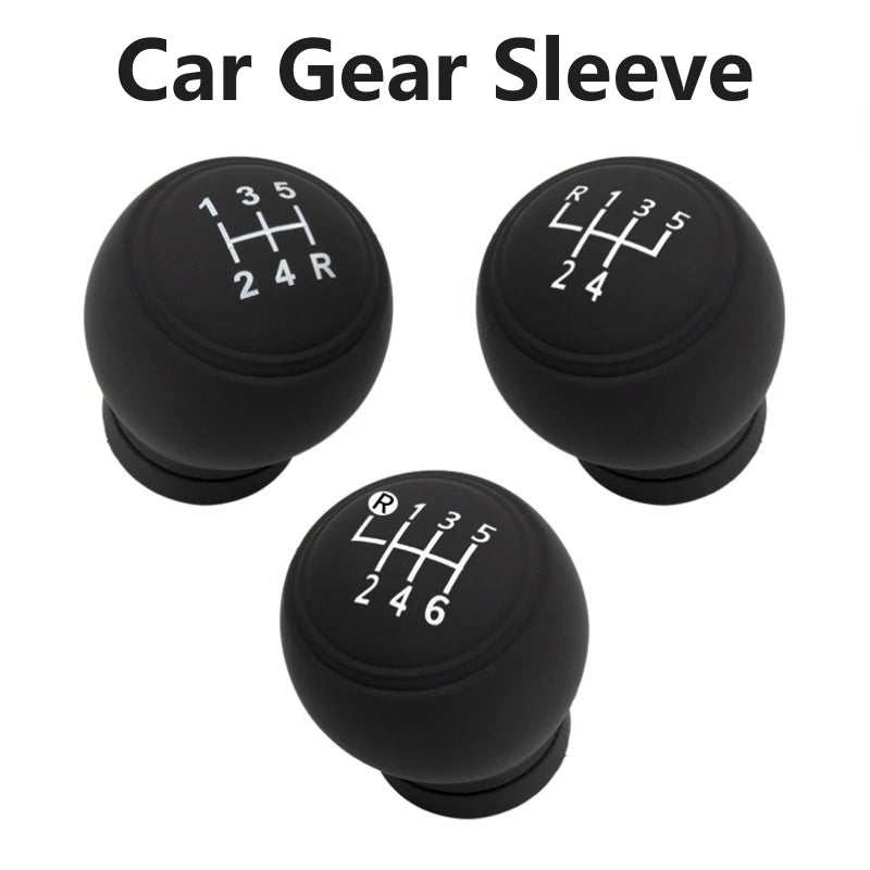 Silicone Manual Gear Shift Knob Cover