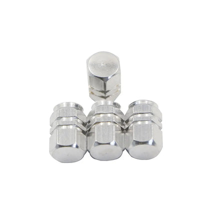 4Pcs Universal Aluminum Valve Caps