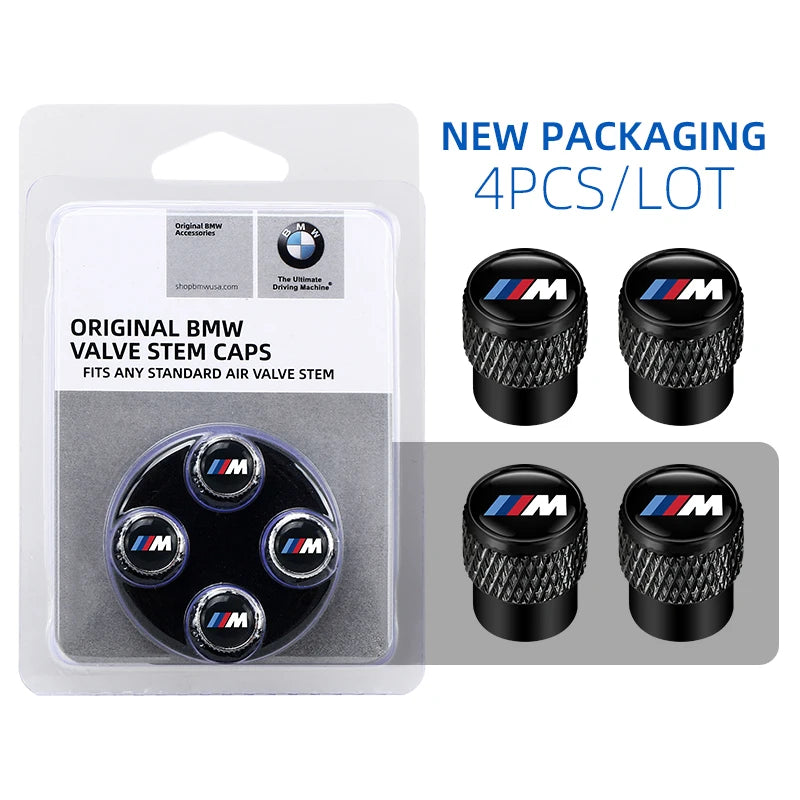 Aluminum Tire Valve Stem Caps – M Sport & Anniversary Edition (Set of 4)