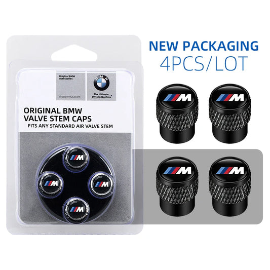 Aluminum Tire Valve Stem Caps – M Sport & Anniversary Edition (Set of 4)