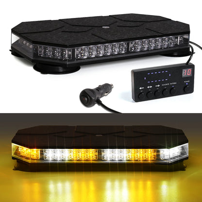 Roof Top LED Strobe Light Bar - Magnetic Mount Warning Light