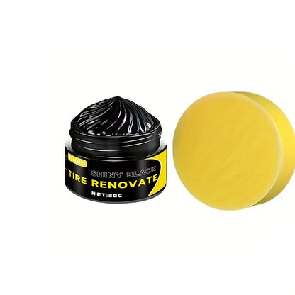 Black Shiny Tire Wax Long Protection
