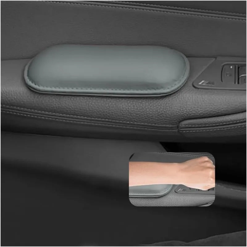 Car Door Armrest Pads – Leather & Memory Foam (Set of 2)