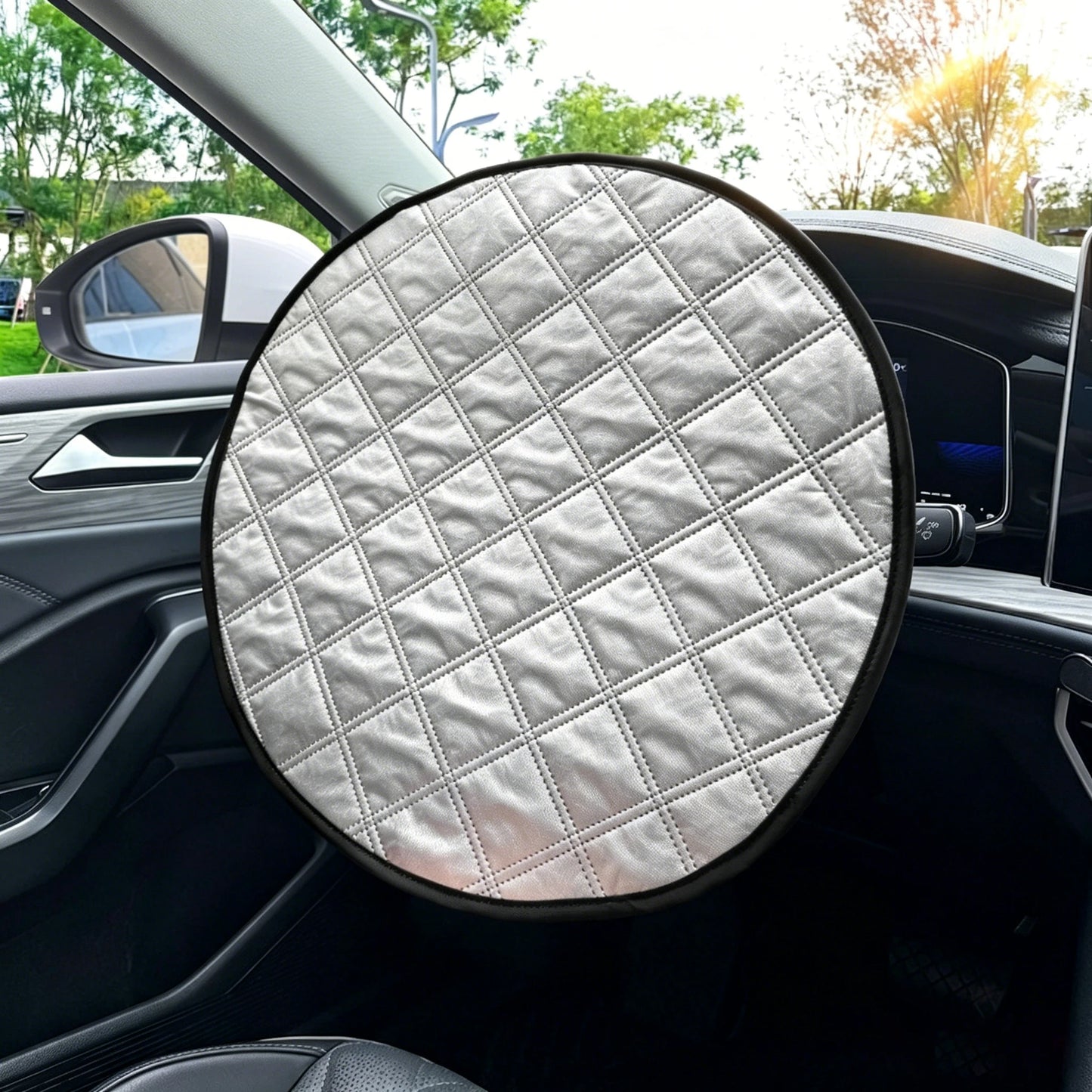 Car Steering Wheel Sun Shade Cover – UV & Heat Protection