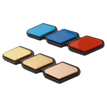 3D Tri-Color Front Grille Emblem Sticker – Car Badge Decal