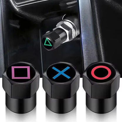 4PCS Car Game Button Valve Caps