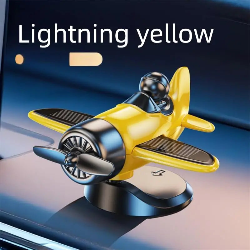 Solar Drehendes Flugzeug Armaturenbrett-Ornament