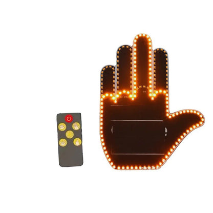 LED Finger Light with Remote Control – Funny Car Interior Accessory