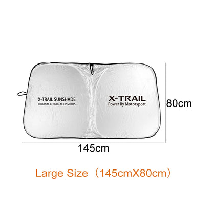 Foldable Car Windshield Sunshade Cover – Anti-UV Silver Coated Cloth