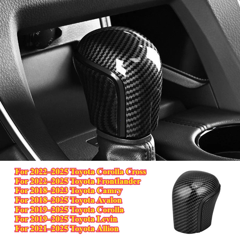 Carbon Fiber Gear Shift Knob Cover
