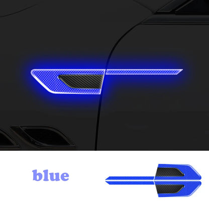 Car Body Reflective Stickers – Side Safety Warning & Door Protection Strips
