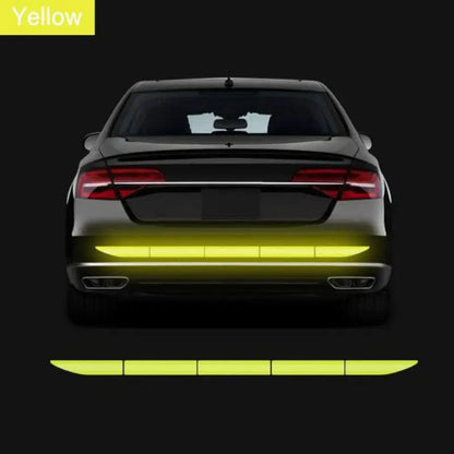 Reflective Warning Safety Tape Strips – Anti-Collision Car Trunk Decal