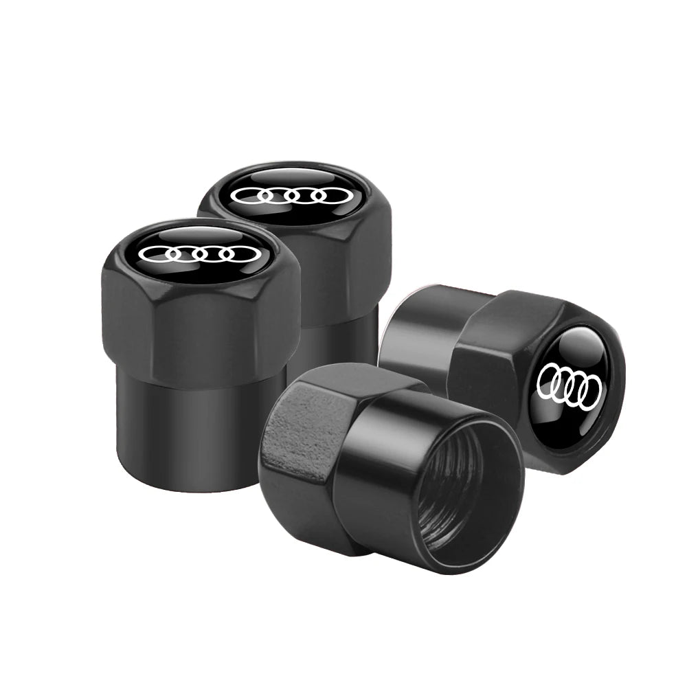 4Pcs Metal Valve Cap Sline Style