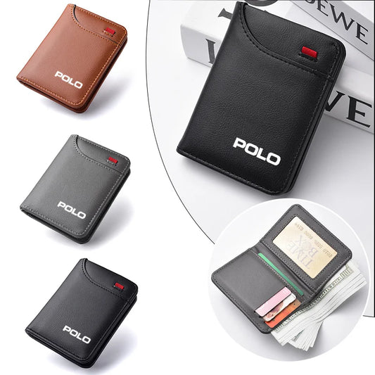 PU Leather Credit Card Holder Wallet – Slim Business Card Purse