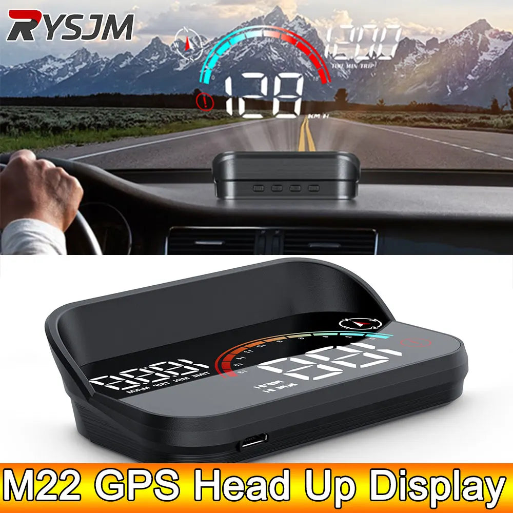 GPS HUD Windshield Projector – Digital Car Speedometer LCD
