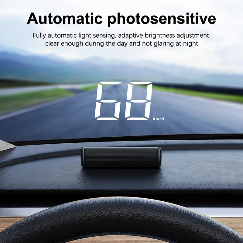 GPS Car Speedometer HUD – Windshield Projector Digital Speed Meter