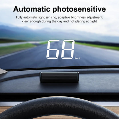 GPS Car Speedometer HUD – Windshield Projector Digital Speed Meter