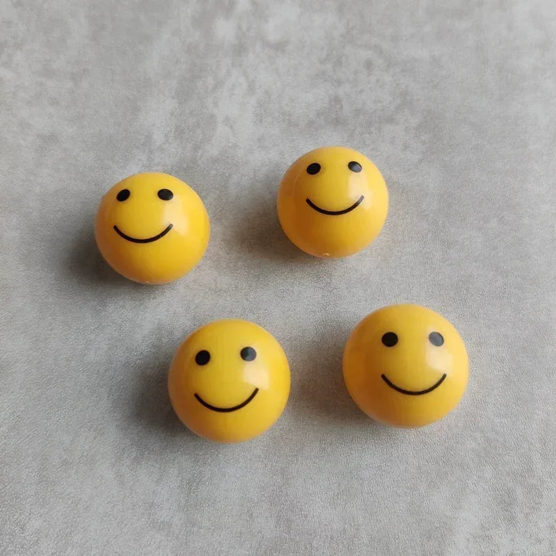 4Pcs/Set Smiley Ball Tire Valve Caps