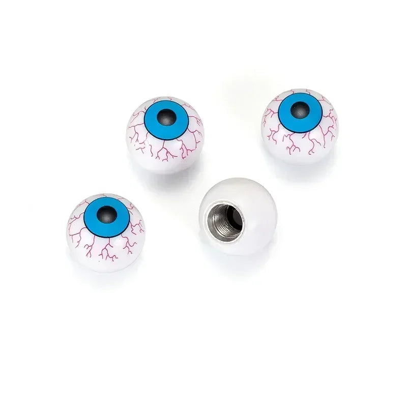 4Pcs/Set Smiley Ball Tire Valve Caps